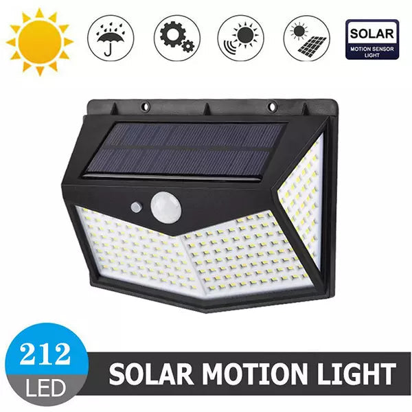 Solarni reflektor sa 212 LED dioda i senzorom pokreta