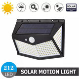 Solarni reflektor sa 212 LED dioda i senzorom pokreta
