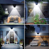 Solarni LED reflektori sa senzorom, 4 komada, 30 dioda