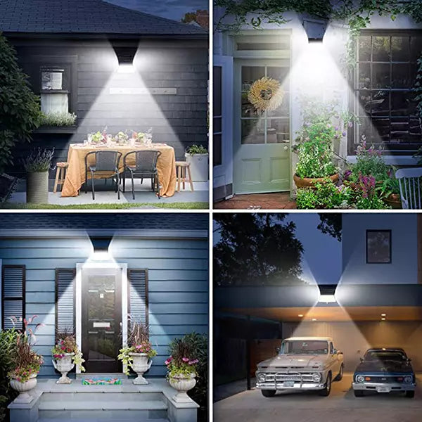 Solarni LED reflektori sa senzorom pokreta – 4 komada – slika 2
