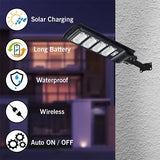 Solarni LED reflektor 200 W sa daljinskim upravljačem