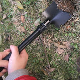 Sklopivi ašov 5 u 1 sa kompasom i torbicom
