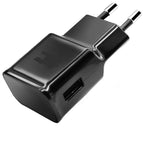 USB punjač 1 A bez brzog punjenja – crni