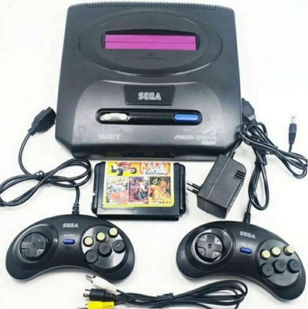 Retro konzola 16 bit sa 2 džojstika i adapterom