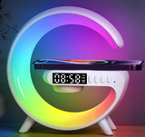 RGB lampa AS-K10 sa zvučnikom, bežičnim punjačem i budilnikom