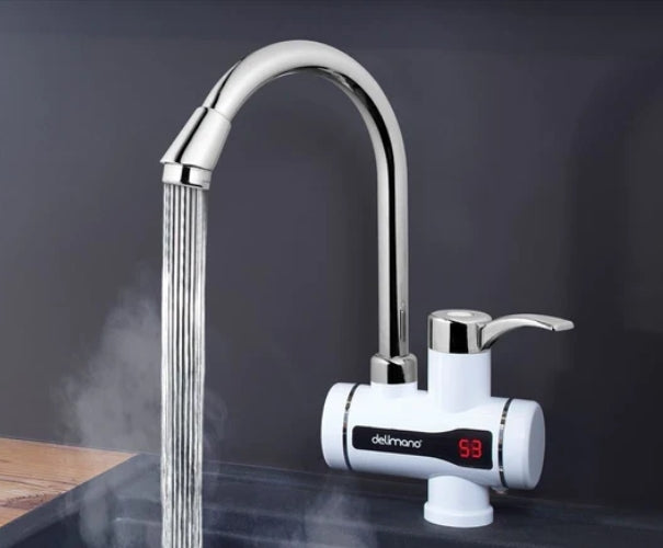 Protočna slavina sa grejačem 3 kW – za zid ili sudoperu