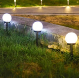 Solarne LED lampe za baštu od plastike 4 komada