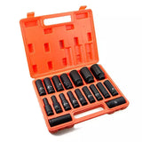 Set dubokih kovanih gedora 10-32 mm, prihvat 1/2, 18 kom