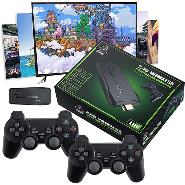 Retro konzola M8 Game Stick sa 10.000 igara i 2 džojstika