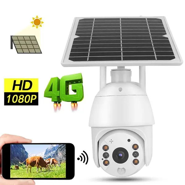 Solarna 4G PTZ kamera za nadzor objekata bez struje