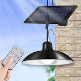 Solarna LED lampa luster sa daljinskim upravljačem, IP66