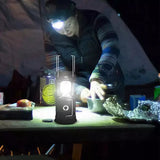 Solarna LED lampa fenjer sa 6 dioda i USB izlazom