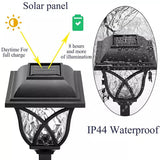 Solarne lampe fenjeri za dvorište, 6 komada, belo svetlo