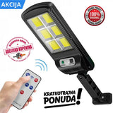 Solarni LED reflektor sa senzorom pokreta i daljinskim