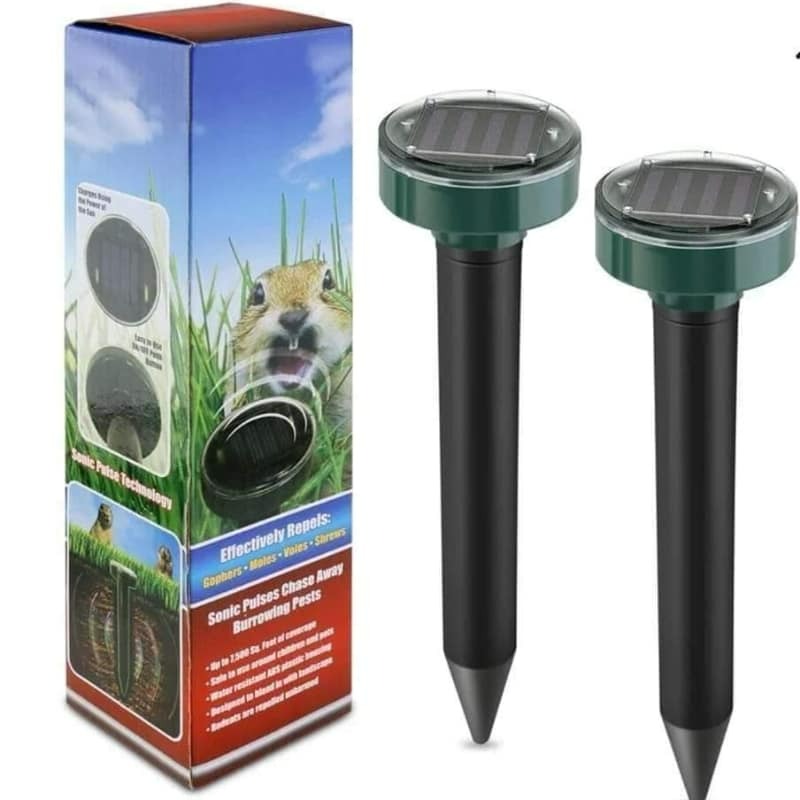 Solarni rasterivač krtica i glodara, pakovanje od 2 komada