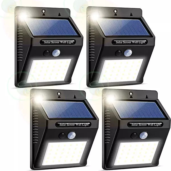 Solarni LED reflektori sa senzorom pokreta – 4 komada – slika 4