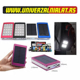 Solarni power bank 60000 mAh sa 20 LED dioda