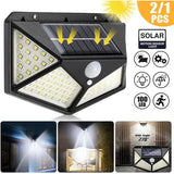 Solarni LED reflektor sa senzorom pokreta, set od 4 komada