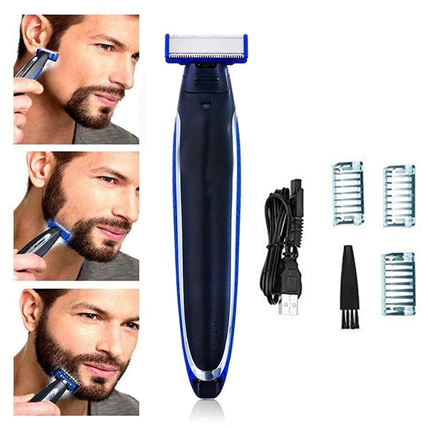 Solo trimer za bradu 3 u 1 sa LED svetlom i USB punjenjem