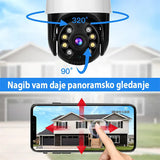 WiFi PTZ kamera A8 u crnoj boji, 1080p i noćni vid 50 m