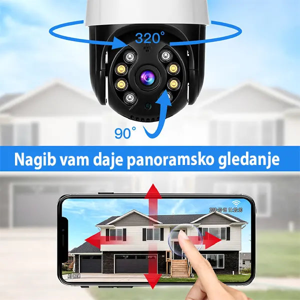 WiFi IP kamera 1080p sa rotacijom i noćnim snimanjem – slika 2