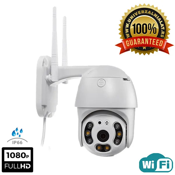 Spoljna WiFi PTZ kamera 1080p sa IP66 zaštitom i dve antene