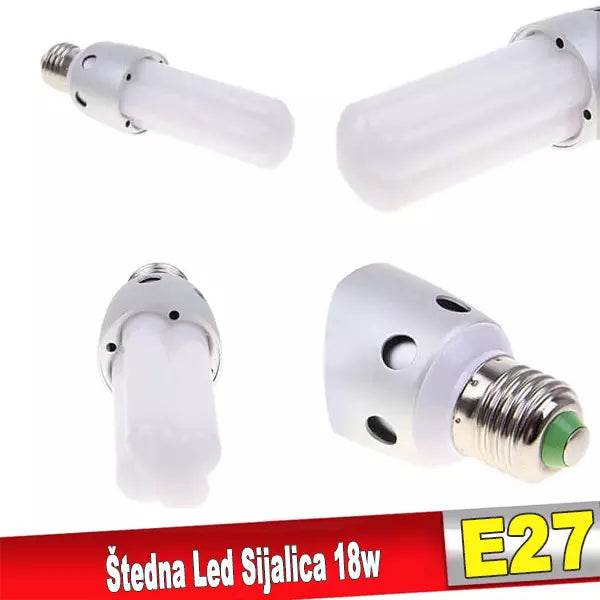 Štedna LED spiralna sijalica 18 W, grlo E27, klasa A+