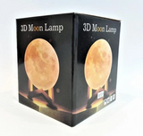 3D lampa mesec sa dodirom i USB punjenjem