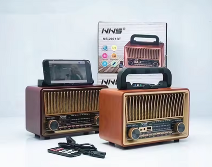 Tranzistor Radio NNS 2071BT - Bluetooth Retro Tranzistor Radio