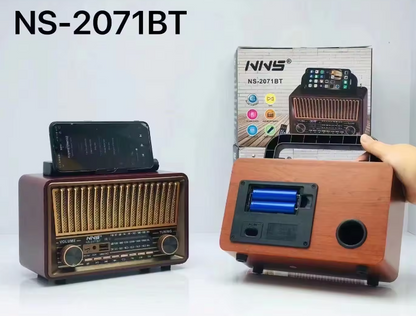 Tranzistor Radio NNS 2071BT - Bluetooth Retro Tranzistor Radio