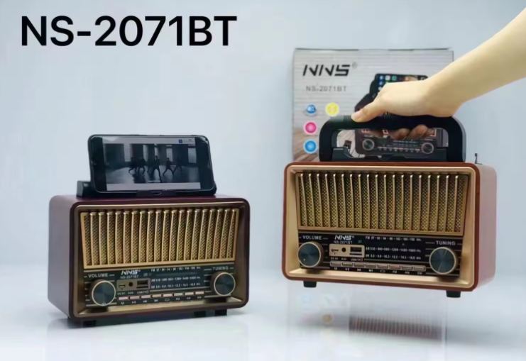 Tranzistor Radio NNS 2071BT - Bluetooth Retro Tranzistor Radio