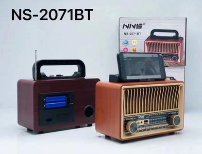 Tranzistor Radio NNS 2071BT - Bluetooth Retro Tranzistor Radio