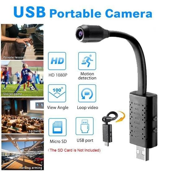 Mini WiFi IP kamera 1080p sa savitljivim objektivom
