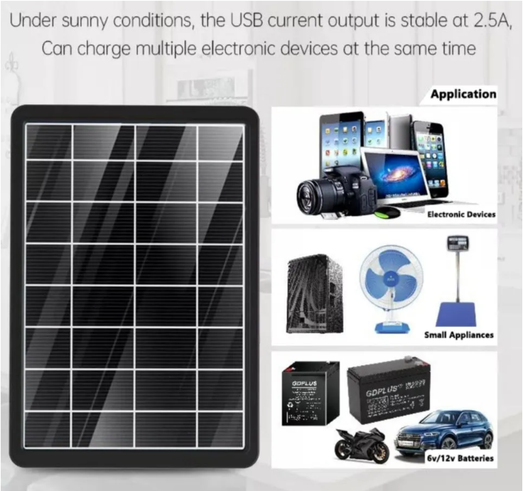 USB Solarni Punjač 10W 5V