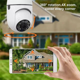 Rotirajuća PTZ WiFi kamera za E27 grlo sa 1080p slikom
