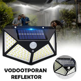 Solarni LED reflektor sa senzorom pokreta, set od 4 komada