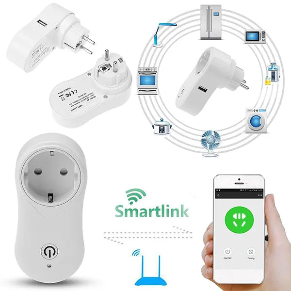 WiFi pametna utičnica 2400 W sa USB priključkom