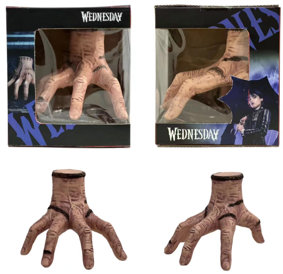 Thing iz Wednesday – gumirana šaka u prirodnoj veličini
