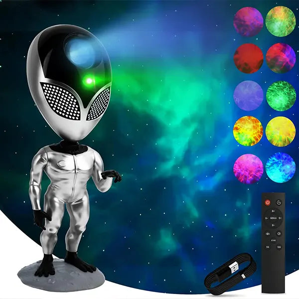 Alien projektor zvezdanog neba sa daljinskim i tajmerom