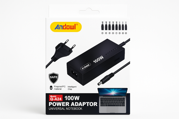 Univerzalni Adapter za Laptop 100W - Andowl Q-A24 sa 8 Konektora