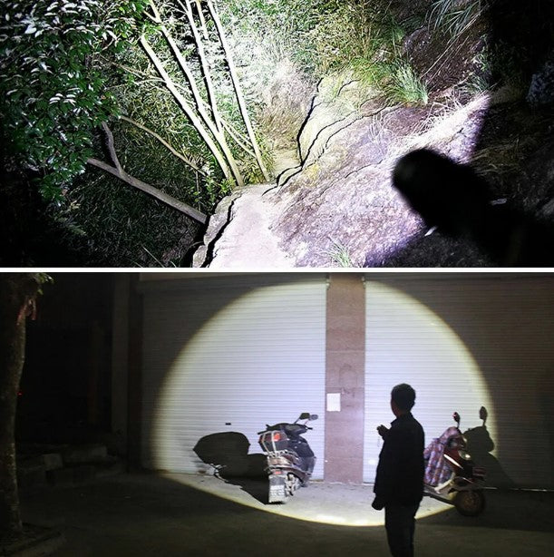 Punjiva baterijska lampa P70 sa zumom i 3 režima – slika 7