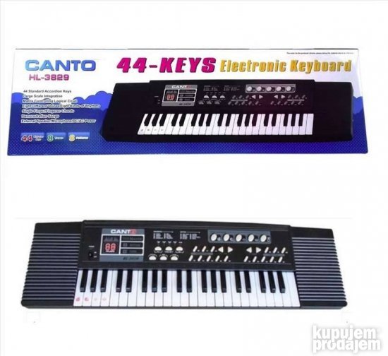 Dečji sintisajzer Canto HL-3829 sa mikrofonom i 44 tastera