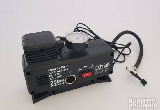 Kompresor za gume 12V i 220V sa manometrom – slika 4