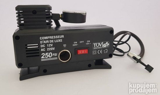 Kompresor za gume 12V i 220V sa manometrom – slika 3