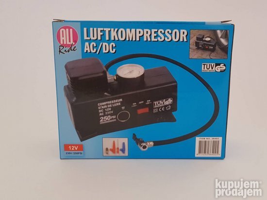 Kompresor za gume 12V i 220V sa manometrom