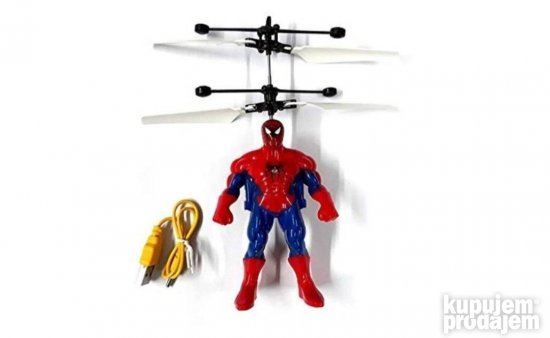Leteća figura superheroja sa bacačem – 15 cm