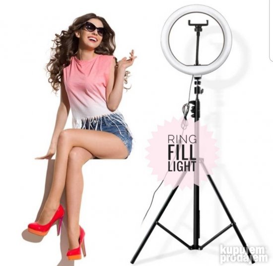 Ring lampa 30 cm sa stativom do 190 cm i daljinskim