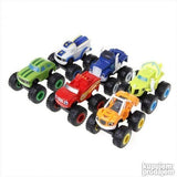 Set od 6 monster autića 8x6x7 cm na potez