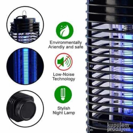 Lampa protiv komaraca 3W sa električnom mrežicom – slika 2