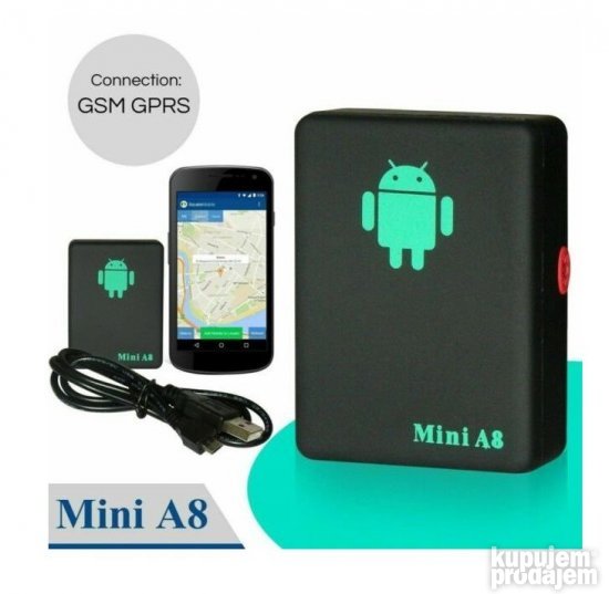 GSM lokator A8 sa SOS dugmetom, težina 30 g